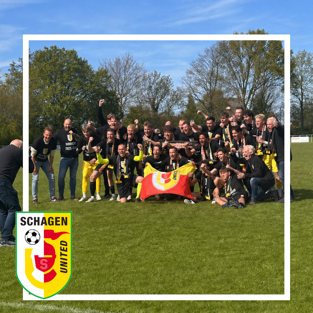 Schagen United KAMPIOEN derde klasse A